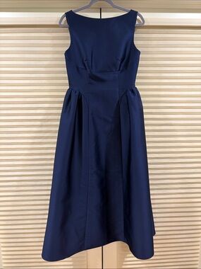 NWOT Roland Mouret Navy Fit & Flare Formal Dress, Size US 6